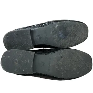 Donald Pliner Women's Bristol Crocco Patent Leather‎ loafer Size 9 Black thumbnail 7