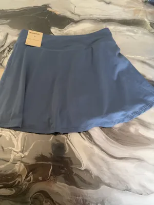 Falda Short Nike Dri-FIT Tenis Mujer XS Azul Nueva thumbnail 7