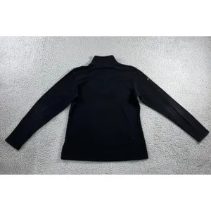 Columbia 1/4 Zip Jacket Women L Black Lightweight‎ Fleece Outdoor Classic Hiking thumbnail 3