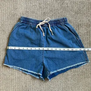 Wilfred Aritzia Denim Baggy Shorts XS - Blue thumbnail 3