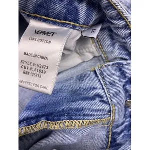 Vervet Jeans Straight Leg Women 27 Blue Distressed‎ High Rise V2473 thumbnail 4
