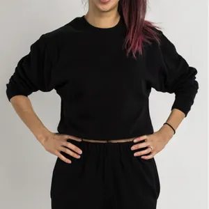 Linus Tech Tips Women Cropped Sweatshirt in Black, Size M​​​​​​​​​​ thumbnail 3