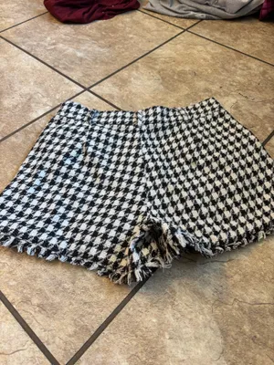 Glam Houndstooth medium shorts thumbnail 2