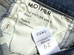 NWT Mother Hustler Ankle Fray in Healing Jar High Rise Boot Crop Stretch Jean 29 thumbnail 8