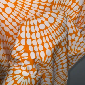 Jude Connally‎ Shift Dress Womens Medium Orange White Geometric Sleeveless Good thumbnail 3