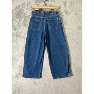 Pilcro Barrel Leg Jeans Blue Denim Women’s Size 25 Modern Effortless Cool Girl‎ thumbnail 3