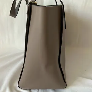 Kate Spade Authentic Gorgeous Light Gray/Taupe Leather Bag Purse 🌺🌺 thumbnail 6
