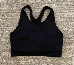 Lululemon Athletica Black Crop Top thumbnail 1
