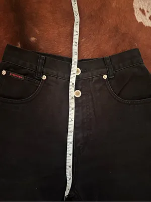 Vintage‎ Lawman black denim jeans size 25 thumbnail 8