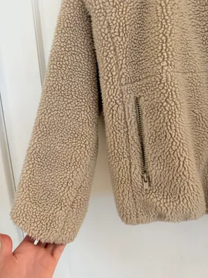 Brandy Melville Sherpa Zip-Up Jacket thumbnail 3