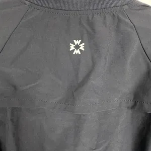 Without Walls M Medium Bomber Jacket Black Mesh Athletic Full Zip Lightweight thumbnail 14