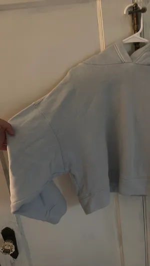 Old Navy Blue Cropped Hoodie thumbnail 3