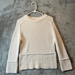 Anthropologie Pilcro Easy Pullover Sweater‎ In White Women’s Size XXS thumbnail 7