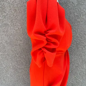 Gabrielle Union for New York & Co Orange Crepe Dress, size S thumbnail 4