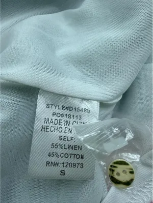 Entro Women's Small Colorblock Linen Blend Shift Dress thumbnail 8