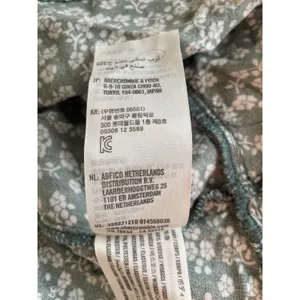 Hollister Smocked Floral‎ Print Long Sleeve Mini Dress Green Size S thumbnail 5