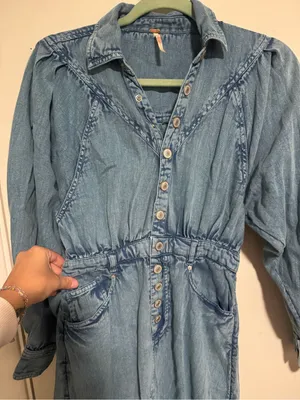 Free people Jean dress thumbnail 6