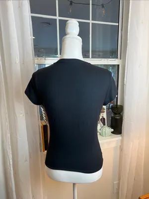 Hollister Black Short Sleeve Crewneck Tee size medium. thumbnail 4