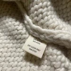 Calme Chunky Knit Alpaca Wool Cardigan Sweater Cream Size M thumbnail 5