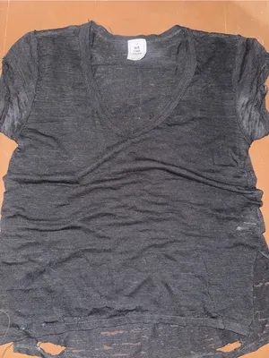 We The Free Black Short Sleeve V-Neck Tee thumbnail 3