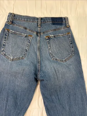Abercrombie & Fitch Ankle Straight Ultra High Rise Jeans thumbnail 5