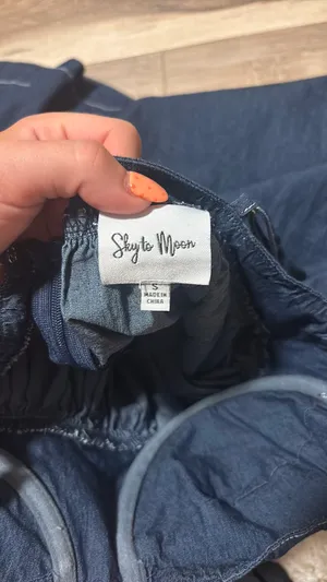 Sky to Moon denim dress thumbnail 2