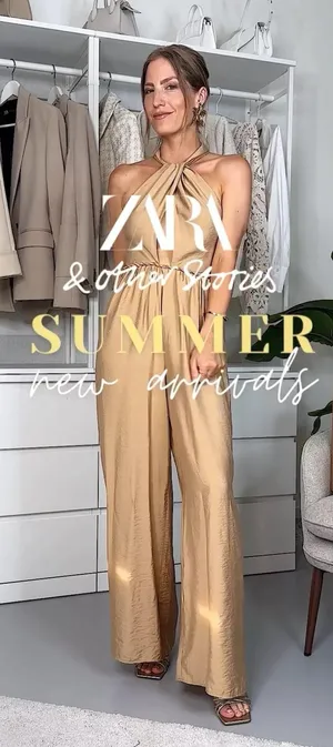 NWT JUMPSUIT WITH Halter neckline thumbnail 3
