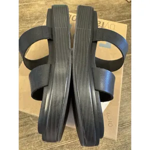 Faryl‎ by Farylrobin women's slide sandals Rory Black Size 10 thumbnail 7