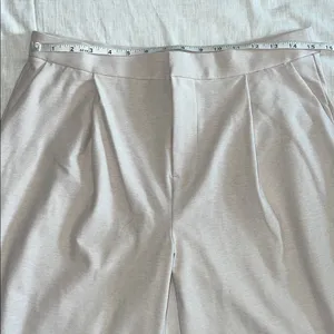 Vuori Elevation Trouser Wide Leg Pants Heathered off white Size Large thumbnail 8