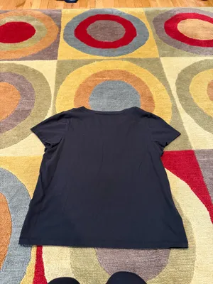 Madewell Black Basic Crewneck Short Sleeve Tee Shirt 100% Cotton Women’s Medium thumbnail 3