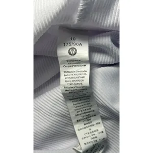 Lululemon‎ Ribbed Nulu Hooded Define Jacket White LW4AWLS Size 10 thumbnail 5