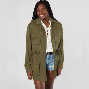 NWT GILDED INTENT Twill Military Jacket thumbnail 2