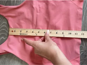 Lululemon Size 4 Align High-Neck Coral Tank Top Light Support Cropped Bra thumbnail 8