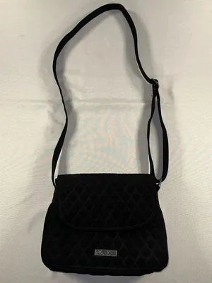 Vera Bradley Purse Crossbody Black Quilted thumbnail 1