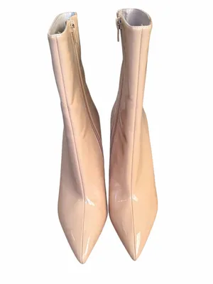 JEFFREY CAMPBELL Siren 3 Patent Cream Booties Size 8 thumbnail 2