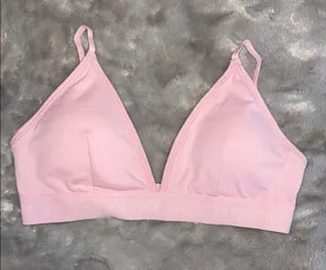 Juicy Couture Pink Bralette L | Logo Band | Soft Stretch Sleepwear thumbnail 1