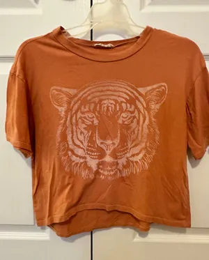 Altar’d State Orange Tiger Tee thumbnail 1
