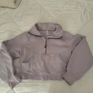 Lululemon Scuba Oversized Funnel Neck Half-Zip Lavender Dew thumbnail 3