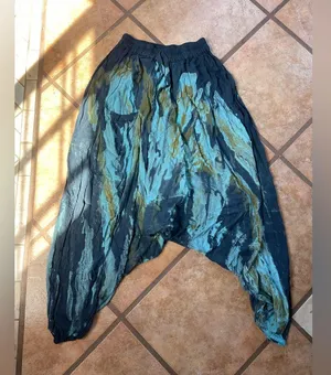 Gray and Blue Harem Pants size XS-S thumbnail 1