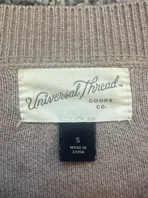 Universal Thread Taupe Crewneck Sweater thumbnail 5