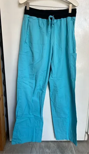 Scrubstar Turquoise Scrub Pants Woman’s Size Small thumbnail 1