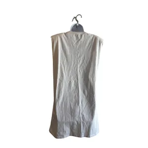 AllSaints Coni‎ Tank Mini Dress Small White Padded Shoulder Muscle Tee Dress thumbnail 2
