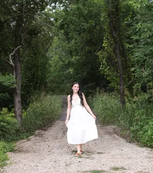 White long dress thumbnail 2