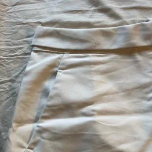 Zara White Envelope Skort Skirt thumbnail 8
