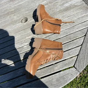 NATURALIZER Catherine Womens‎ Faux Leather Block Heel Ankle Boots size 8.5 thumbnail 10