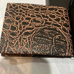 Tems Handcrafted Western Fashion Bi Fold Wallet Studded Vegan Leather Boxed thumbnail 4