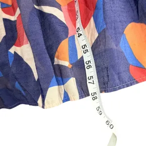 Nine West Womens Abstract Print Maxi Dress Colorful‎ Tiered Flowy Euro Summer Size Small thumbnail 9