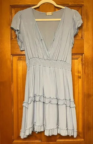 Altar'd State Blue Sundress thumbnail 1