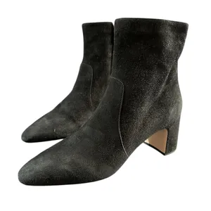 Authentic Prada Black Ankle Boots with Square Toe and Block Heel 40 9 thumbnail 1