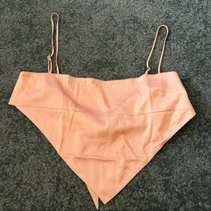 Revolve Danielle Bernstein weworewhat Cropped Handkerchief satin Tank thumbnail 5